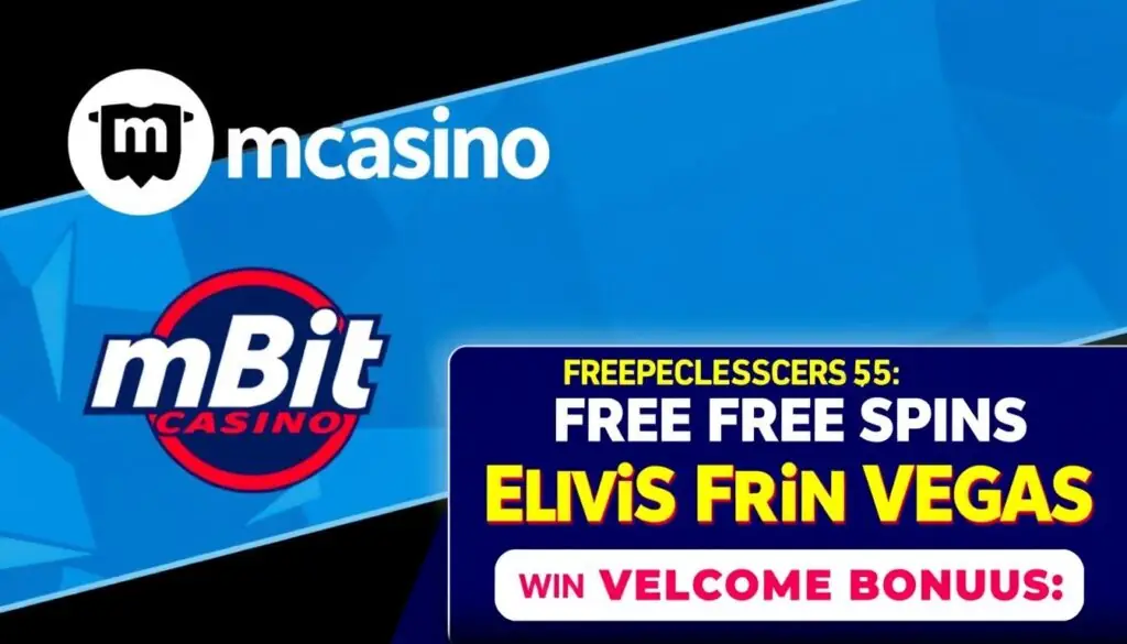 mBit Casino logo featuring special Elvis Frog in Vegas promotion mBit Casino logo featuring special Elvis Frog in Vegas promotion